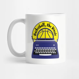 Basketball, She Wrote Logo Mug